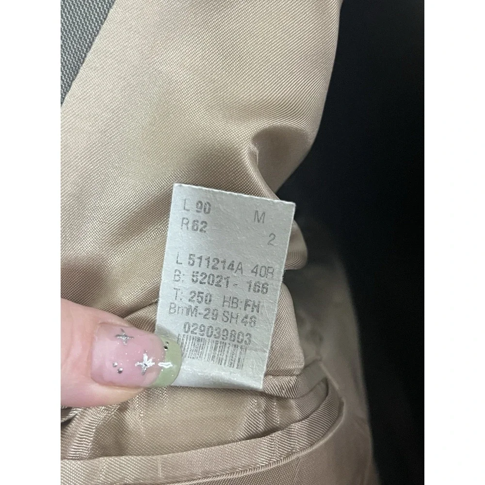 RALPH Ralph Lauren Mens Blazer Jacket Sz 40R Sandy Beige 100% Wool Sport Coat